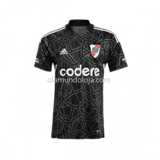 Camisola CA River Plate Guarda-redes Homem Equipamento Primeiro 2023 Manga Curta